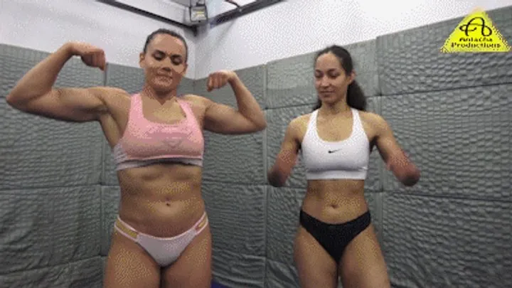 Antschas Wrestling And Fetish Store - Dolly vs Curie female competitive wrestling match