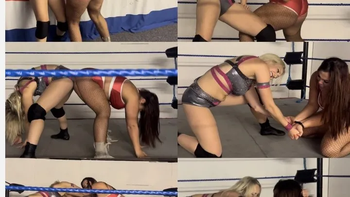 Nadia Sapphire - Bbw Vs hot blonde Lock ups, test of strength challenge
