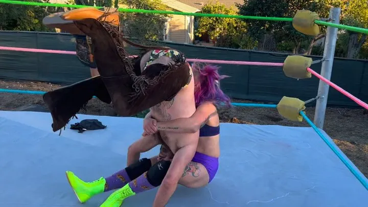 Butt Wrestling Inc - Cowboy Vs Punkrock Pixie