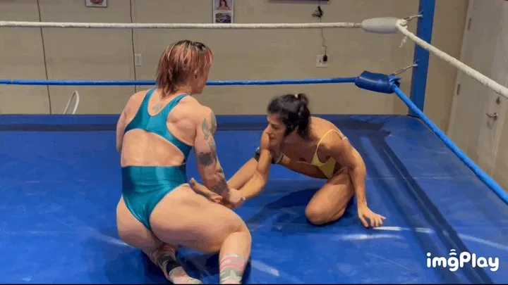 Protein Wrestling - Part 5 KO vs Bianca in a competitive wrestling match called “Bianca’s Retribution continues”