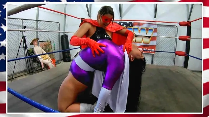 Modest Moms Wrestling - SuperBJ & the Wrath of Dangermilf!