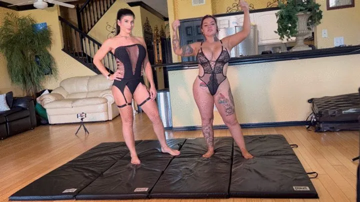 Little Rampage - Little rampage has a sensaul steamy roll with fitness model Kittie Bell
