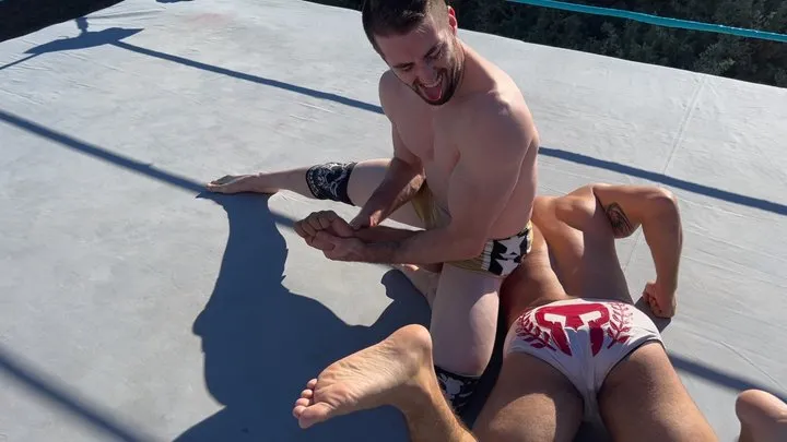 Butt Wrestling Inc - Barefoot Limb Punishment