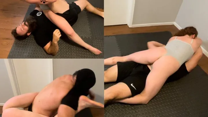 Sassy's Fetish Shop - Sassy vs Jake Competitive wrestling