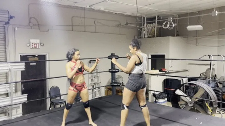 Pandemic Pro Wrestling - Barefoot Sexy Pins - Miss D vs Beauty and Cocoa