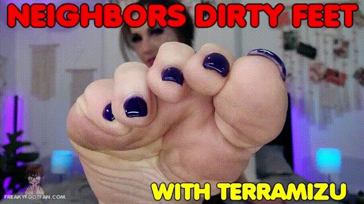Freaky Foot Fan - Neighbors Dirty Feet - TerraMizu - HD 720 WMV