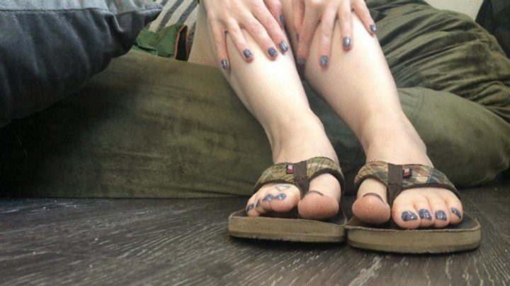 Cute Webbies - Flirty JOI with POV Foot Worship