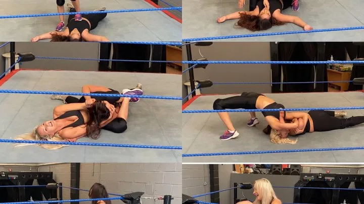 Nadia Sapphire - pedigrees, stinkfaces, triangle choke hold & arm submissions