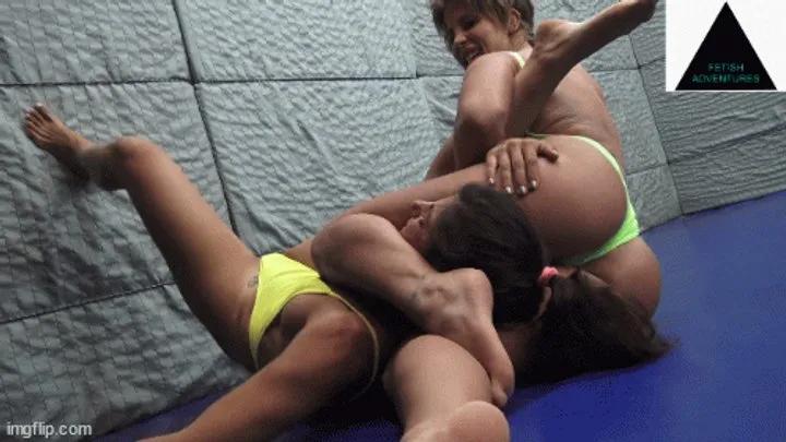 Fetish Adventures - Bianca vs Sheena - Competitive Wrestling