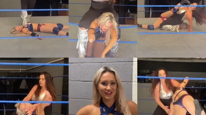 Nadia Sapphire - hard hitting female wrestling