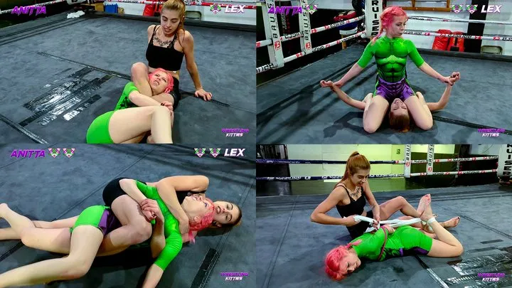 Wrestling Kitties - Female Wrestling Bondage: Anitta Lotta D vs Lex - MP4, FULLHD 1080