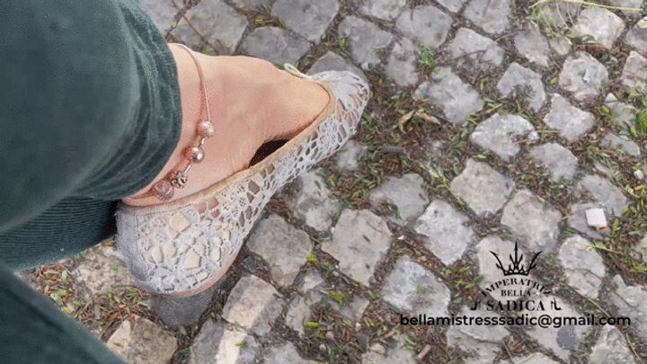 Empress Bella Sadic - Well worn flats for My pigs
