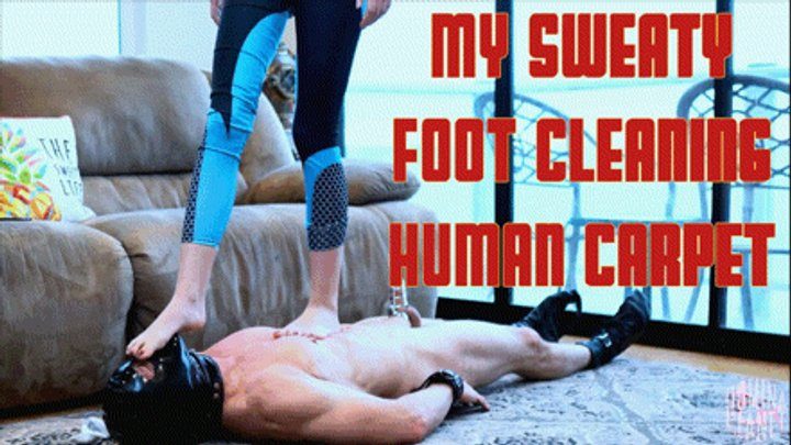 Domina Planet - My Sweaty Foot Cleaning Human Carpet (HD 1080P MP4)