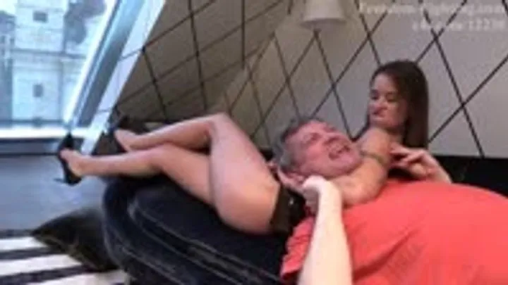 German Goddess Femdom Fighting - Tales of Family Affairs- Evil Stepdaughter Ambra dominates her Stepdad