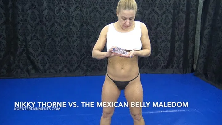 European Fight Club Mixed Wrestling - Nikky Thorne vs The Mexican - Belly Shows