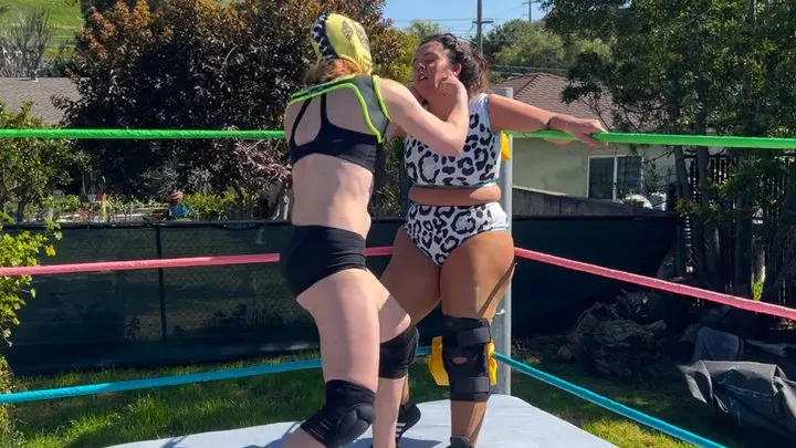 Butt Wrestling Inc - Nadia Stinkfaces Masked Wrestler