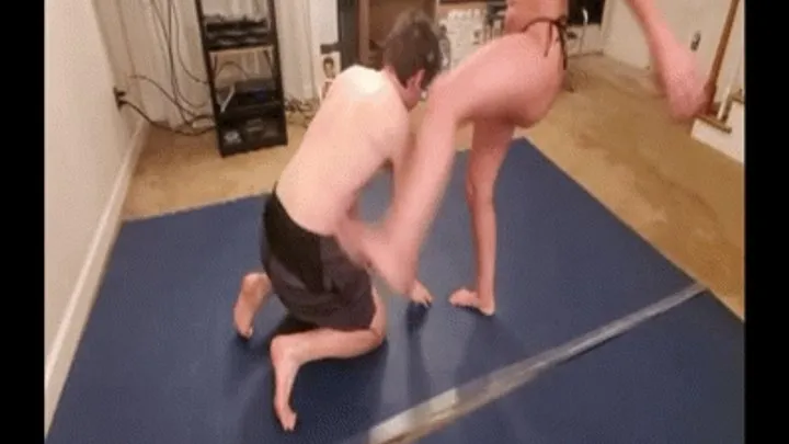 Live Mixed Wrestling - Constance VS Jake 2 Part 2