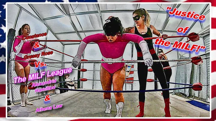 Modest Moms Wrestling - Justice of the MILF! WMV