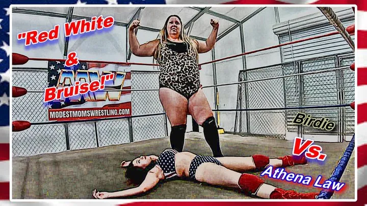 Modest Moms Wrestling - Red White & Bruise!