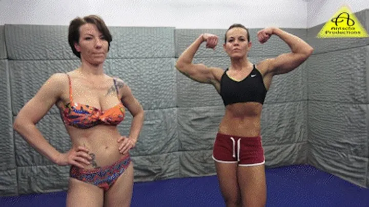 Antschas Wrestling And Fetish Store - Kim vs Zsuzsa female comptetitive wrestling