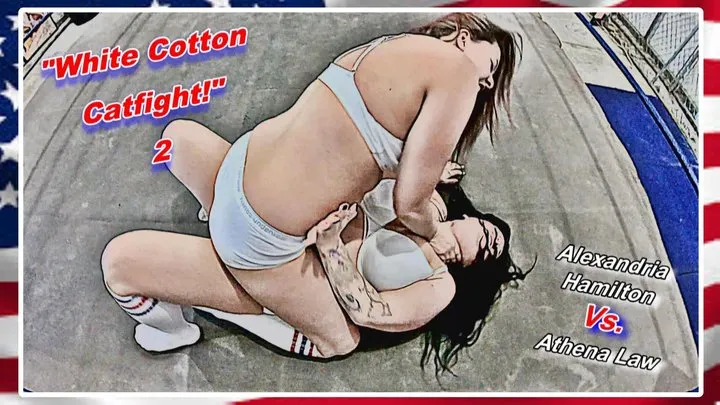 Modest Moms Wrestling - White Cotton Catfight! 3 WMV
