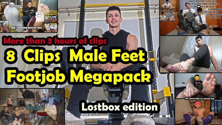 Str8crushfeet - Footjob Pack - Santoro and Lostbox footjob