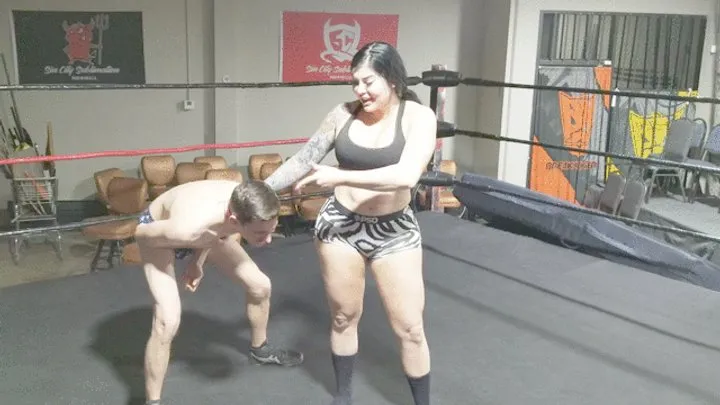 Pandemic Pro Wrestling - Strong Katie Lifts and Tosses Charlie Around