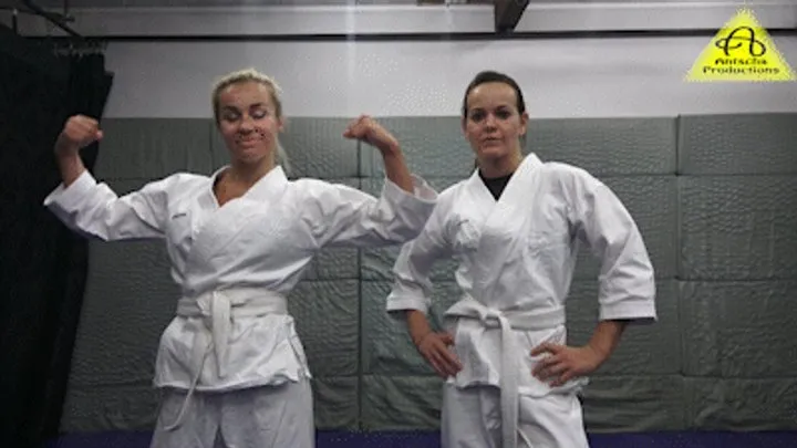 Antschas Wrestling And Fetish Store - Pamela vs Kim JudoGI