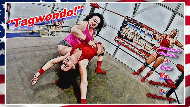 Modest Moms Wrestling - Tagwondo!