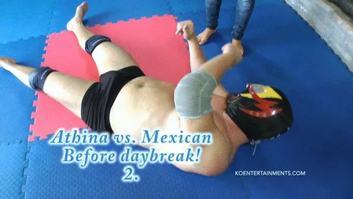 European Fight Club Mixed Wrestling - Athina vs The Mexican - Before Daybreak 2
