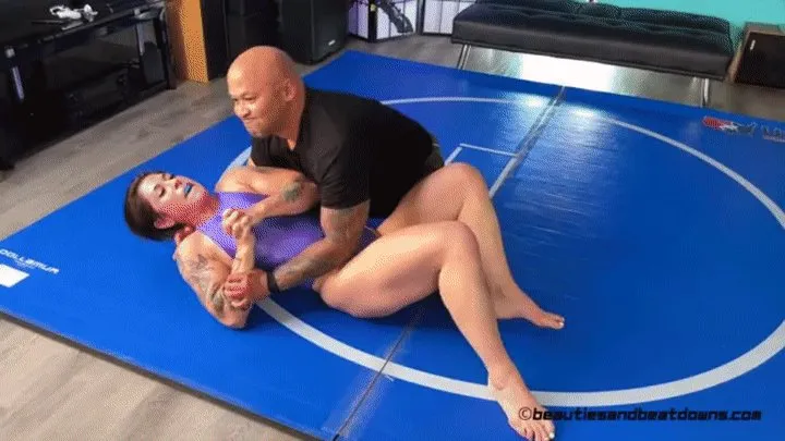 Beauties And Beatdowns - Kortney Olson vs Kris II - Competitive Wrestling - UltraHD (WMV)