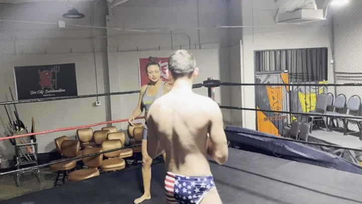 Pandemic Pro Wrestling - Strong Woman Piledrives Scrawny Guy