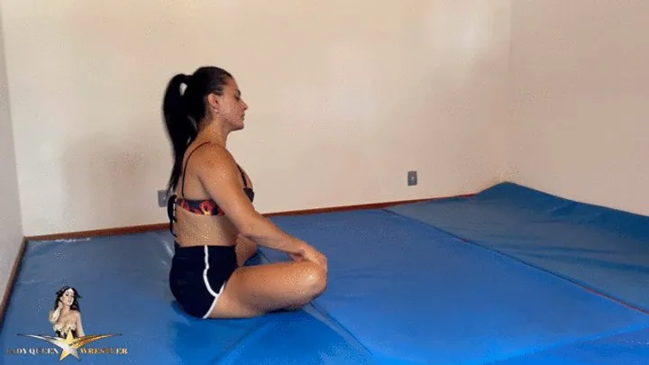 Frany Queen Wrestling - Kicking the teacher