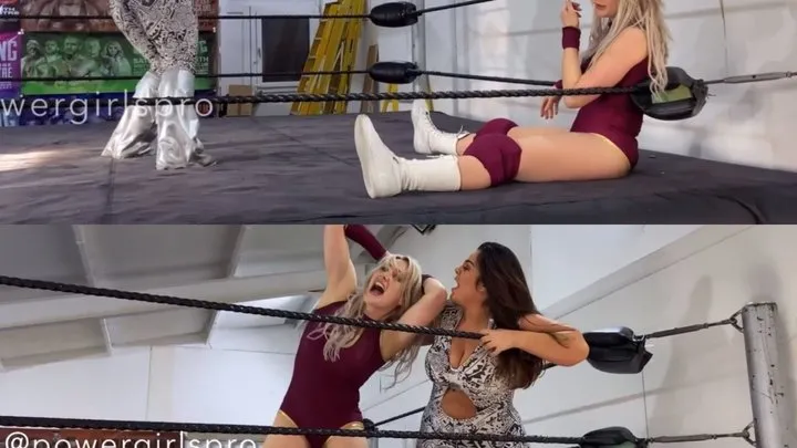 Nadia Sapphire - nadia v chardonnay (submissions, face busters, hair pulls & power moves)