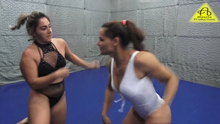Antschas Wrestling And Fetish Store - Dolly vs Xena Wild female competitive wrestling match