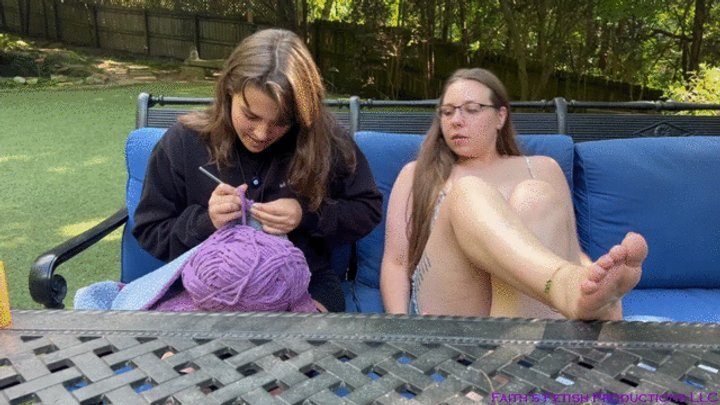 Faith's Fantasy World - Two Bratty Girls Public Dirty Feet JOI
