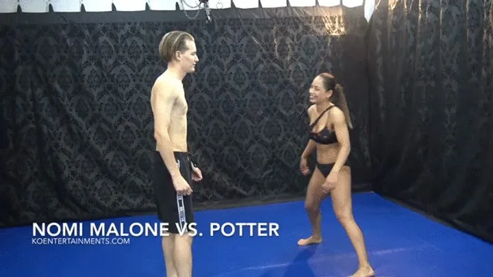 European Fight Club Mixed Wrestling - Nomi Malone vs Potter - semi-competitive