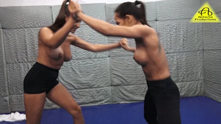 Antschas Wrestling And Fetish Store - Amanda vs Nomi fight