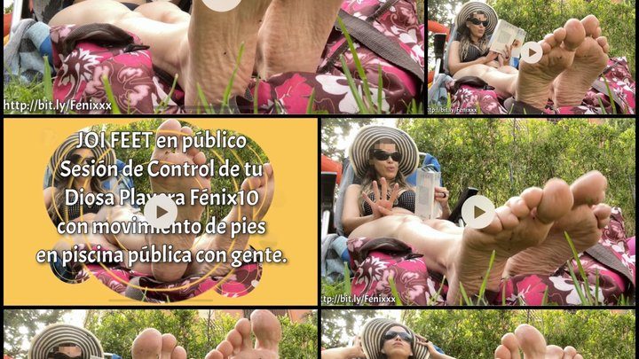 Fenix10 - JOI FEET IN PUBLIC POOL