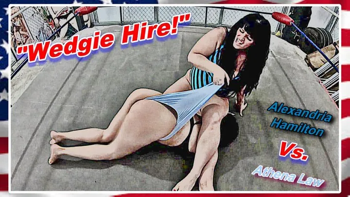 Modest Moms Wrestling - Wedgie Hire! WMV