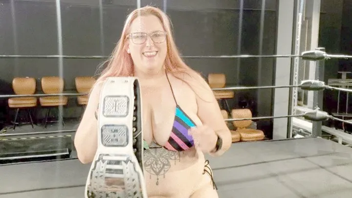 Pandemic Pro Wrestling - Bear Piledrives Bikini Clad Wrestler