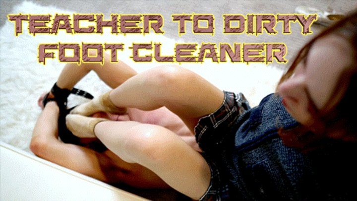 Domina Planet - Teacher To Dirty Foot Cleaner (HD 4K MP4)