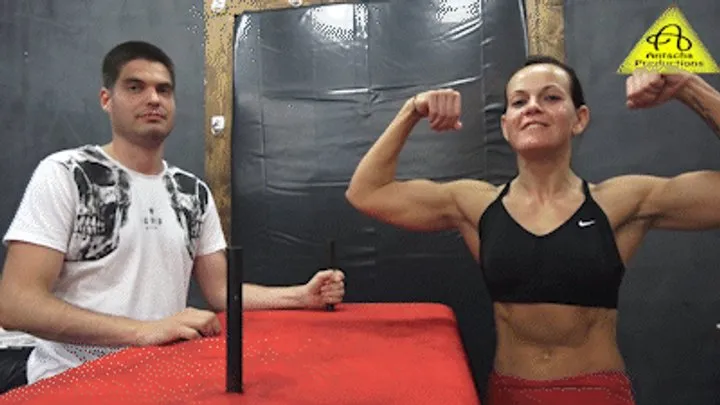 Antschas Wrestling And Fetish Store - Armwrestling: Kim vs Ati