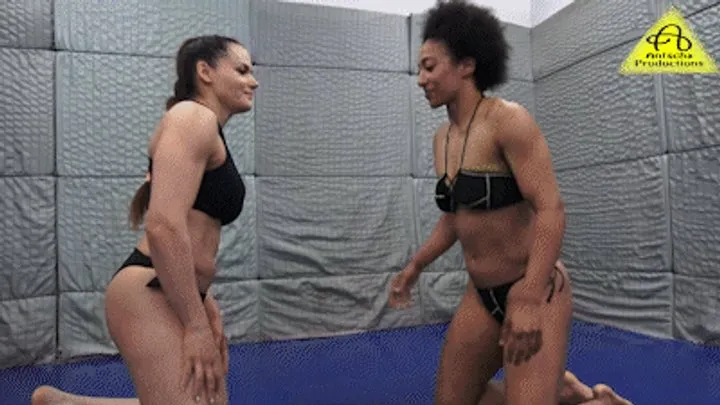 Antschas Wrestling And Fetish Store - Dolly vs Sativa female competitive wrestling match
