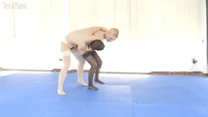 Sexy Combat - fighting in stockings - mp4 720p