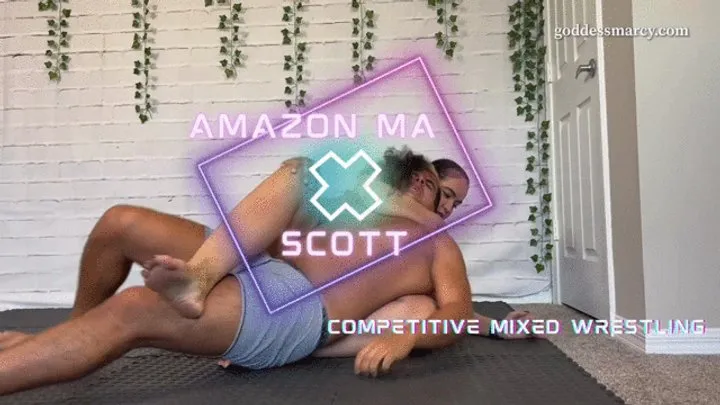Goddess Marcy - Marcy vs Scott - wrestling - AFT# 3