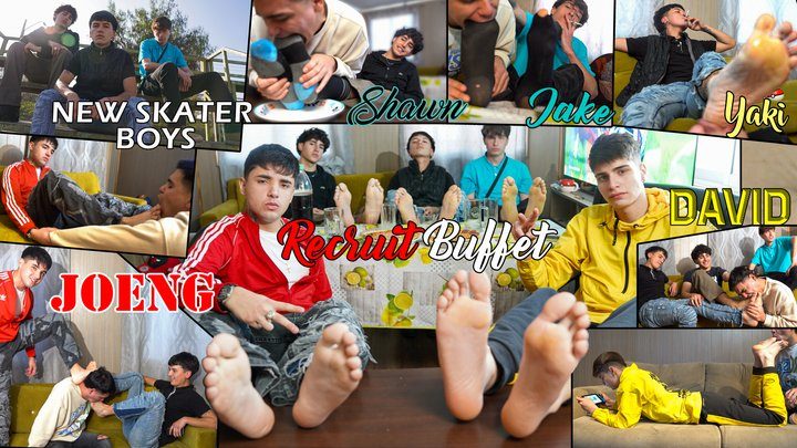 Str8crushfeet - Recruit Buffet Yaki comeback with Friends Shawn and Jake ft David and Joeng - Shawn is an Angel and Jake it's so verbal