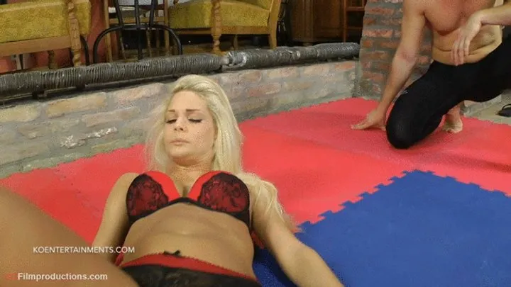 European Fight Club Mixed Wrestling - Humiliating Maledom - Candee Liscious 2