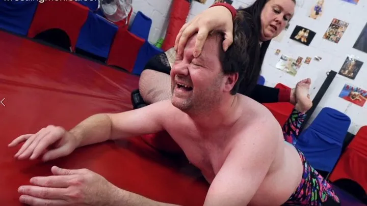 The Wrestling And Domination Room - Dominita Squashes Chicken Boy
