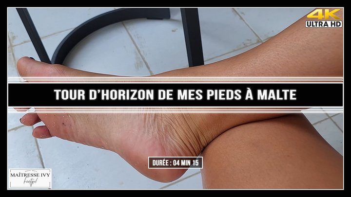 Maitresseivy - Tour d'horizon de mes pieds à Malte 4K